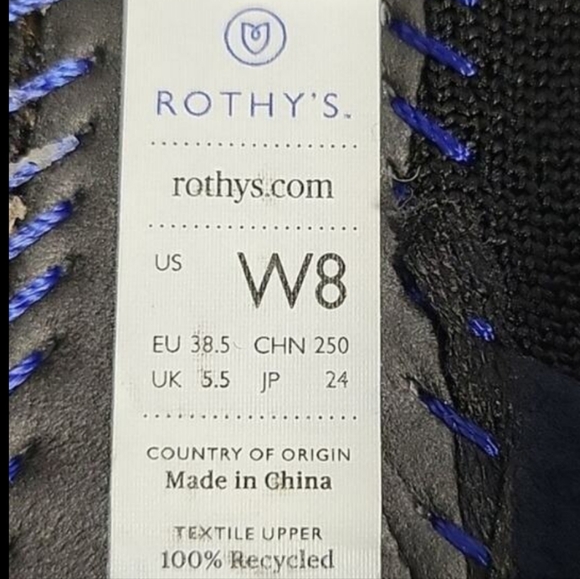 Rothy's Black and Blue Flats - Picture 12 of 12